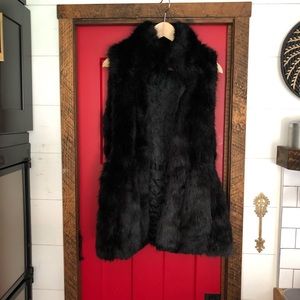 Banana Republic Faux Fur Vest